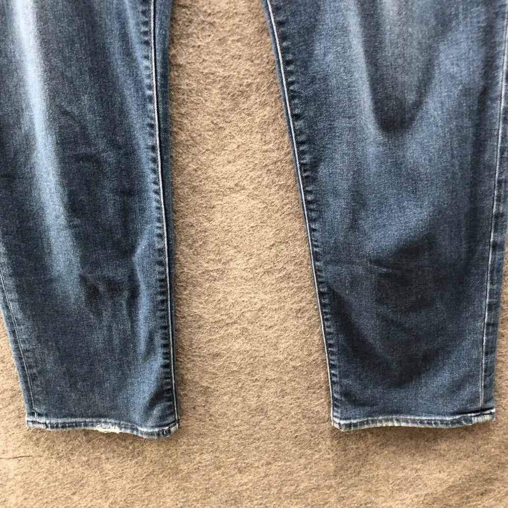 Banana Republic Travel Jeans Mens 36x32 Blue Washed‎ Indigo Stretch